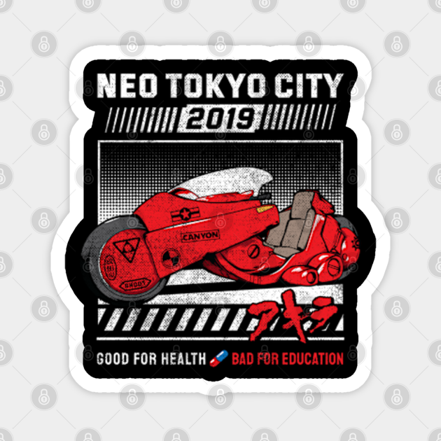 Neo Tokyo Kaneda Bike The Capsules Biker Gang - Akira - Magnet | TeePublic Neo Tokyo Kaneda Bike The Capsules Biker Gang - Akira - Magnet | TeePublic
