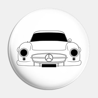 300 SL Black Outline Pin