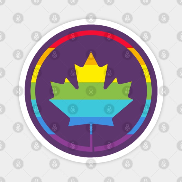 Lgbt Canada Pride Magnet by ManulaCo