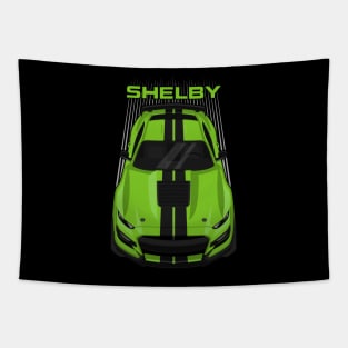 Ford Mustang Shelby GT500 2020-2021 - Grabber Lime - Black Stripes Tapestry