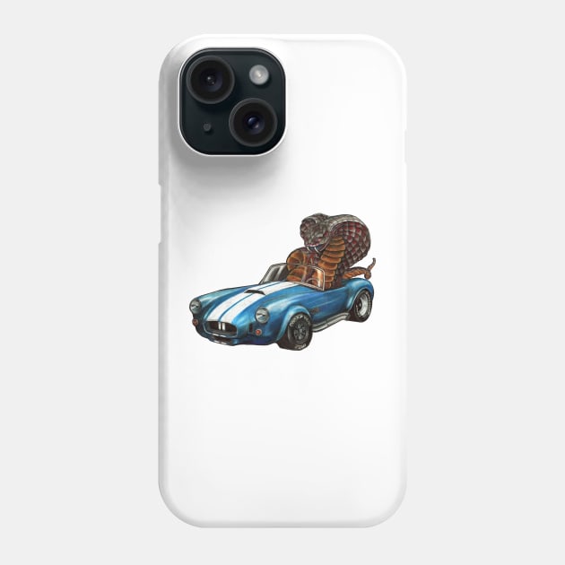 Snake in a Cobra Phone Case by DeclanTIGERIllustration