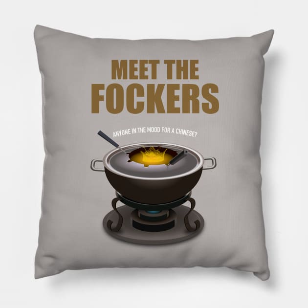 Meet the Fockers - Alternative Movie Poster Pillow by MoviePosterBoy