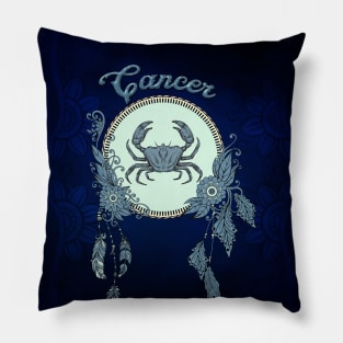 Zodiac sings cancer Pillow