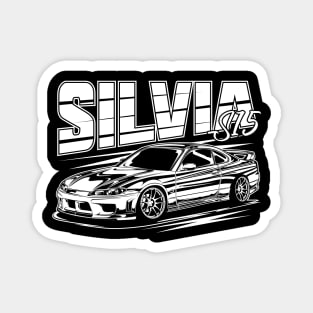 Silvia S15 (White Print) Magnet