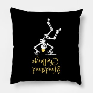 T Shirt Handstand Challenge Pillow