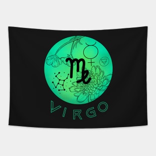 Virgo Emblem Tapestry