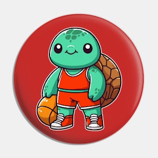 turtle as a basketball player Pin