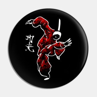 kungfu monk- comic figure Pin