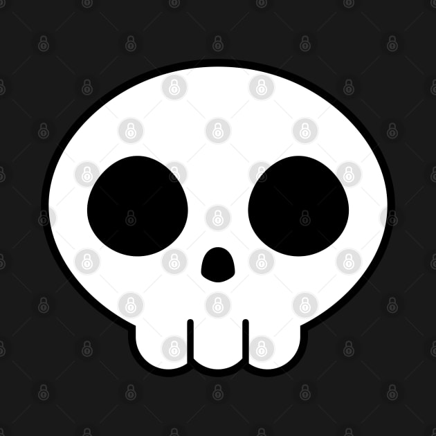 Cute Kawaii Skull by Daytone