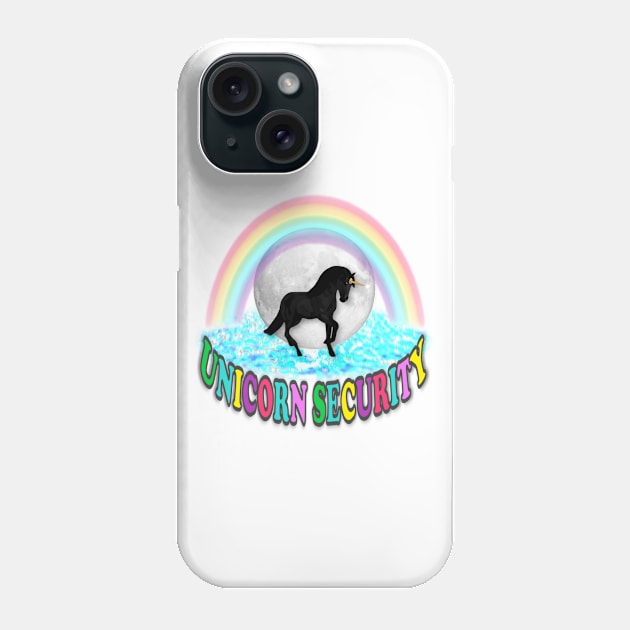 Unicorn Security Phone Case by KC Morcom aka KCM Gems n Bling aka KCM Inspirations