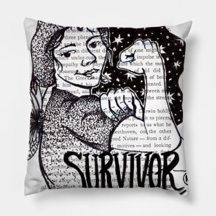 My Friend is a Survivor Pillow