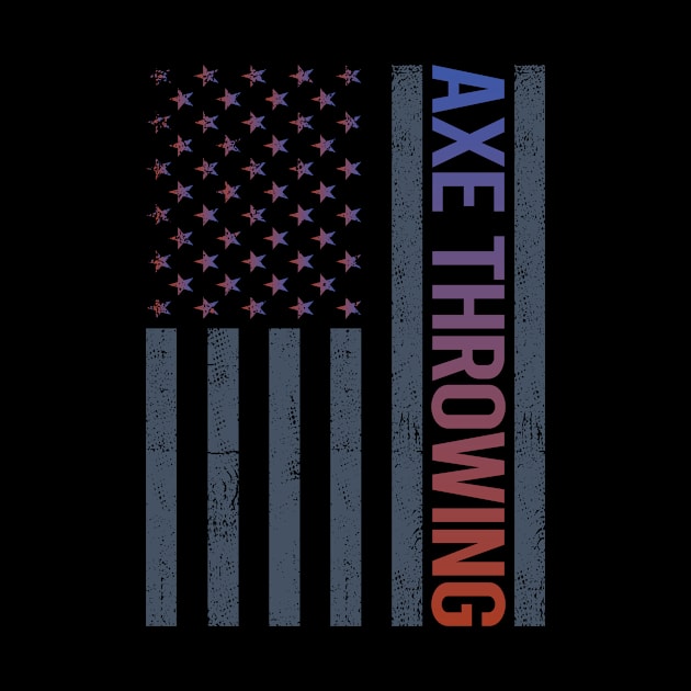 American Flag Axe Throwing by tyeshawalthous