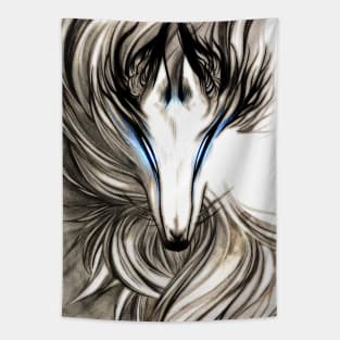 Winter Wolf Tapestry