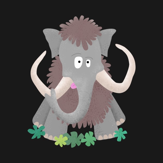 Funny woolly mammoth cartoon for kids by FrogFactory