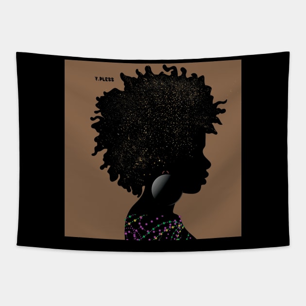 Crown Of Gold Tapestry by H.E.R.  World 