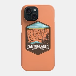 Canyonlands National Park Retro Emblem Phone Case