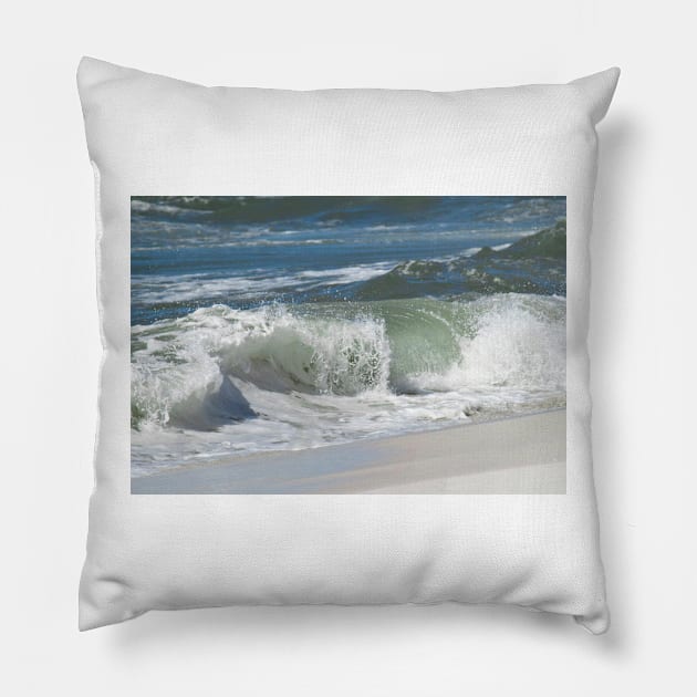 Waves Pillow by Jacquelie