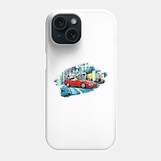 300zx Tokyo Night Print Phone Case