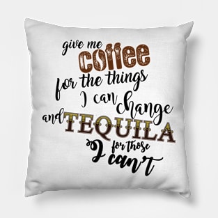 Coffee and Tequila Pillow