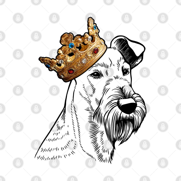 Irish Terrier Dog King Queen Wearing Crown by millersye