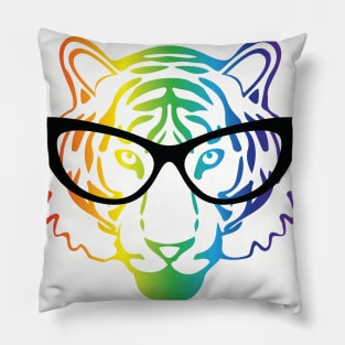 Hey all you cool cats and kittens - rainbow face Pillow