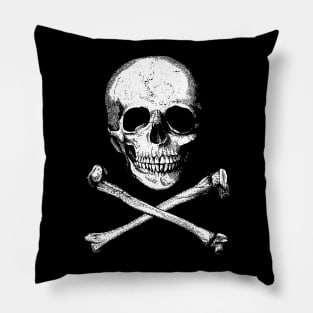 Skull And Crossbones Pillow