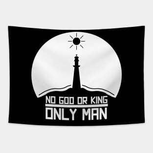 No God or King, Only Man Tapestry