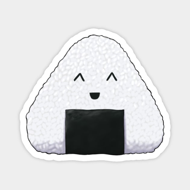 Onigiri 3 Magnet by Art_of_Rob