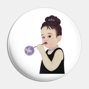 If I was a super star - Audrey Hepburn - Kids Pin