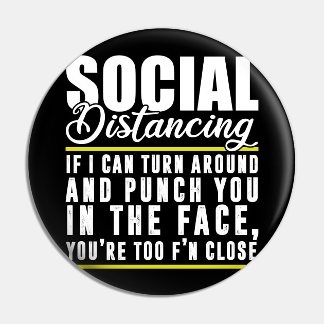Social Distancing Pin by mintipap