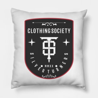 TS Monogram Illustration Pillow