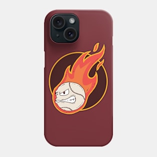 Fire Baseball Phone Case