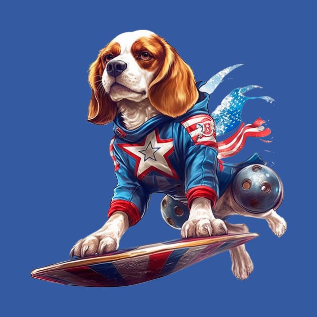 mighty superhero dog by enyeniarts