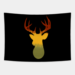 Ombre deer Tapestry