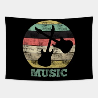 Retro Guitar Tapestry