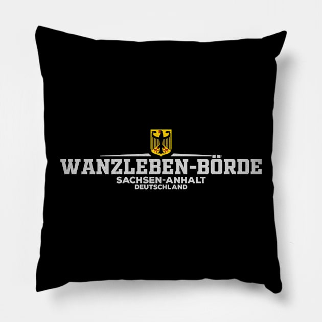 Wanzleben Borde Sachsen Anhalt Deutschland/Germany Pillow by RAADesigns