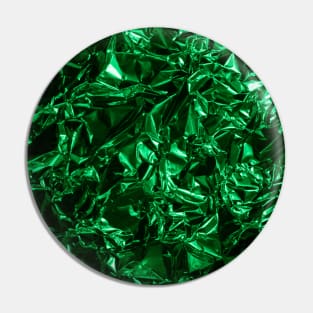 glamour 008 green glittery foil Pin