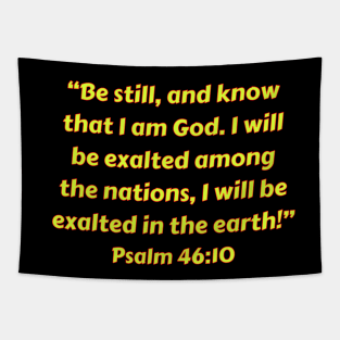 Bible Verse Psalm 46:10 Tapestry