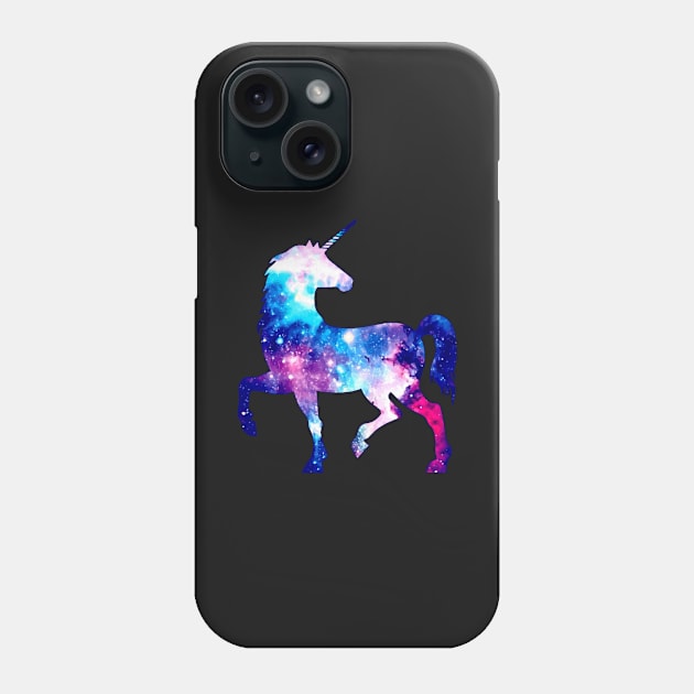 Rainbow Galaxy Unicorn Cool Phone Case by GreenCowLand