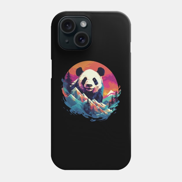 Panda bear Phone Case by GreenMary Design