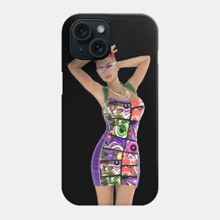 Fashion model posing Phone Case