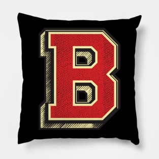 UNIQUE Vintage style Alphabet Letter B ✪ Perfect gift for a baby shower Pillow