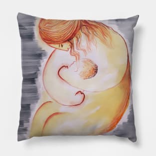 Mother And Child Pillow