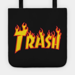 TRASH FIRE DOPE FUNNY GIFT Tote