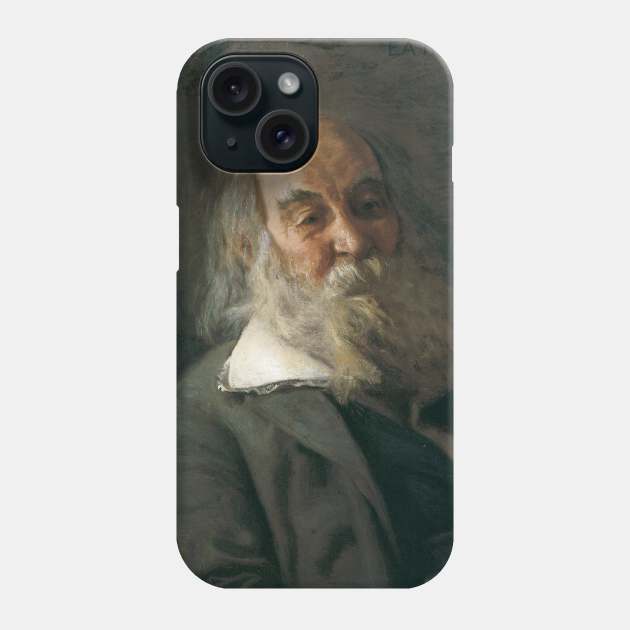 Portrait of Walt Whitman by Thomas Eakins Phone Case by MasterpieceCafe