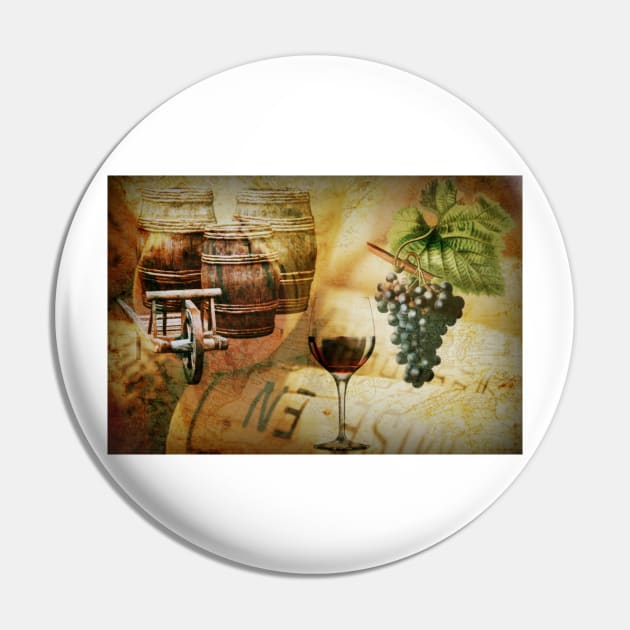 From Grapes To Wine Pin by JimDeFazioPhotography