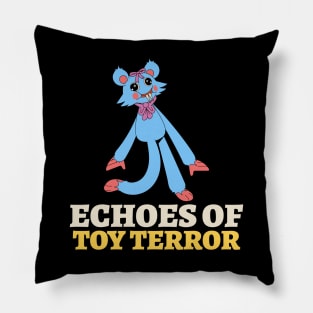 Echoes of toy terror - horror Pillow