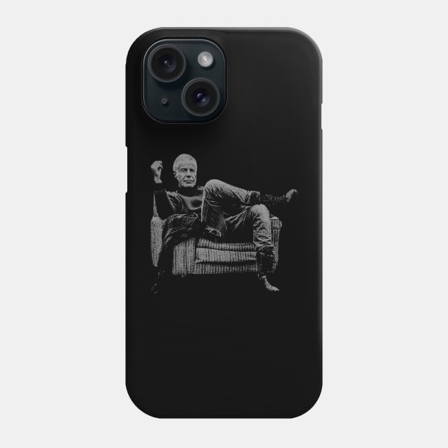 Anthony Bourdain - Black Vintage Phone Case by ビーズ