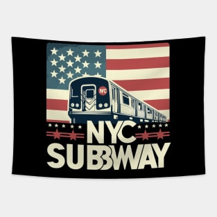 NYC Subway Tapestry