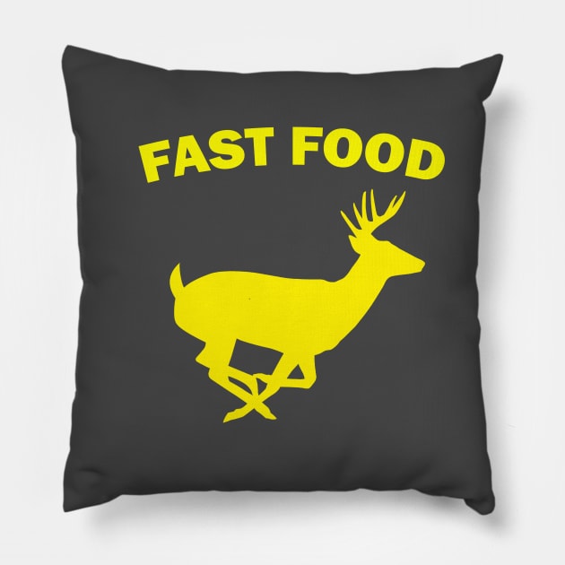 HUNTING T SHIRT Pillow by Cult Classics